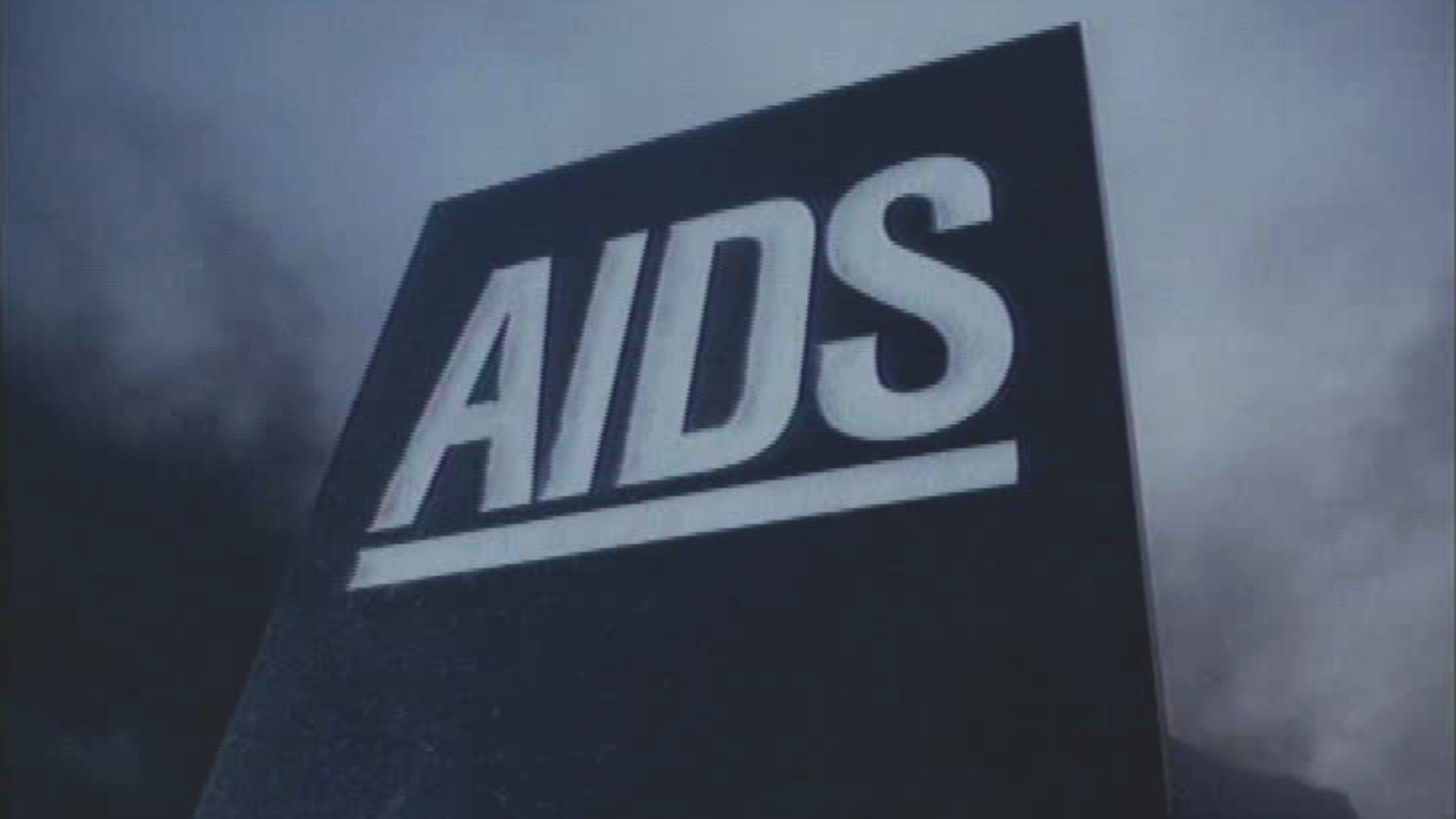 Portentous imagery and John Hurt's grave voiceover define this key film from a £5 million campaign to combat the growing AIDs epidemic.
