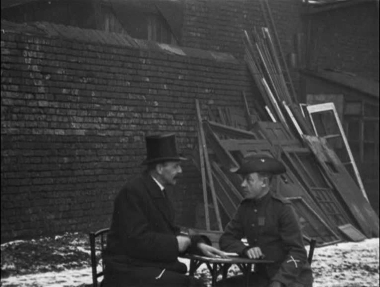 An ordinary hero of the Boer War in a curious silent 'interview'.