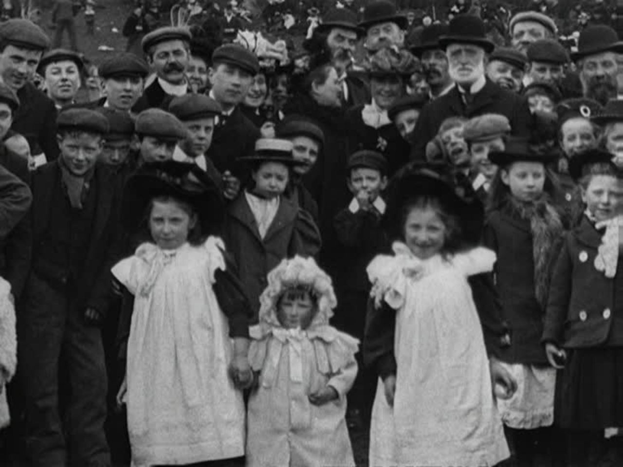 Easter Monday festivities in Avenham Park, Preston.