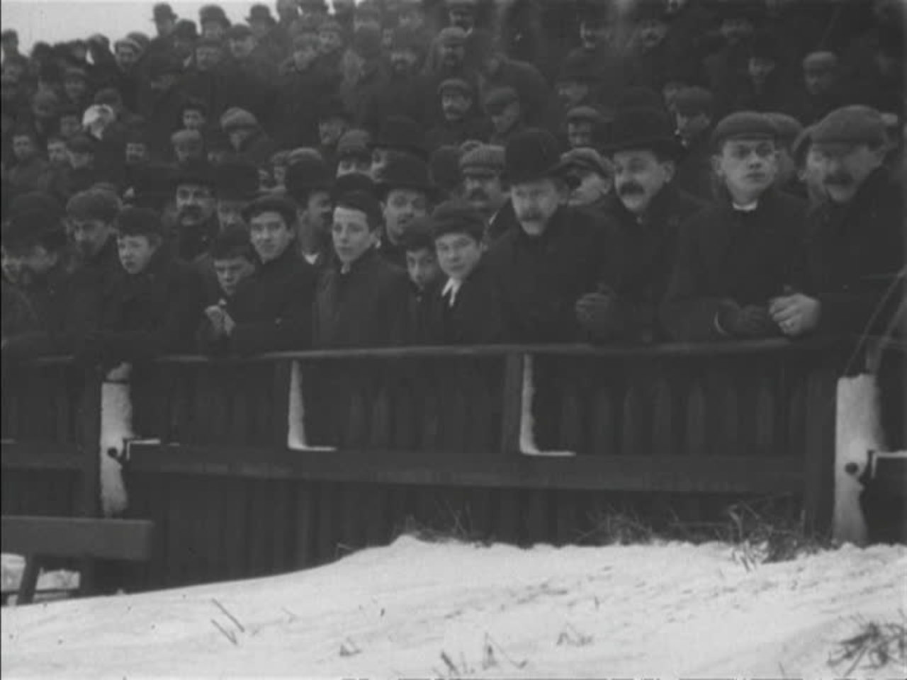 A rugby league game shows the sport in transition, on a bitterly cold day.