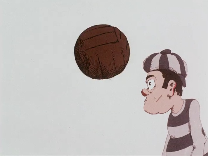 Do not adjust your set! This off-beat jukebox cartoon is definitely more freaky than footbally