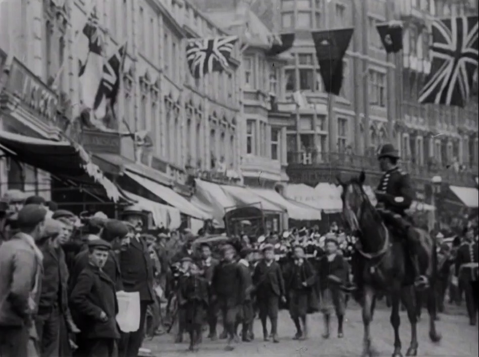 For Britons during the Boer War, a welcome opportunity to support the troops - and march alongside them