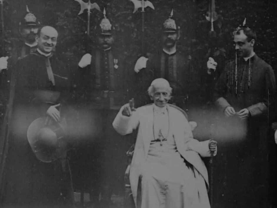 A film first - a Papal blessing for the camera
