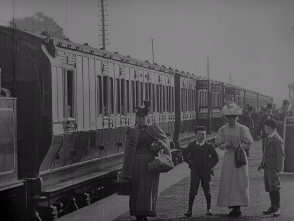 A wonderfully clear view of Bushey Station in Victorian times