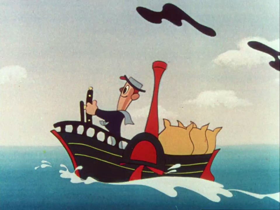 No man is an island, but Charley represents his nation in this economical cartoon tale of Britain's economics