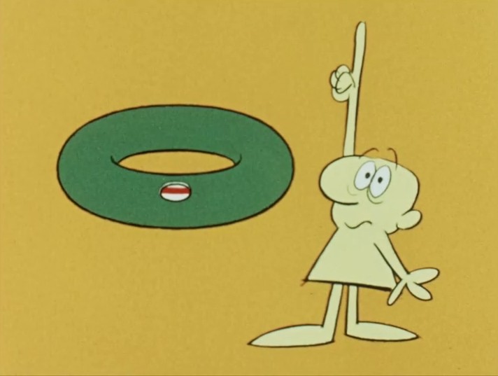 A maths lesson is an excuse for an animator's tour de force